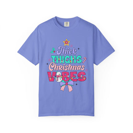 Thick Thighs Christmas Vibes Tee