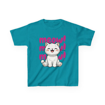 Meow Meow Kitty Kids T-Shirt