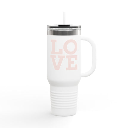 Minimalist LOVE Insulated Travel Mug – 40oz
