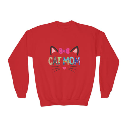Cat Mom Youth Sweatshirt