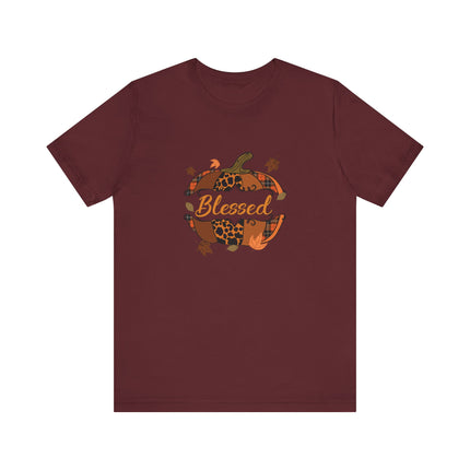 Blessed Leopard Pumpkin Tee