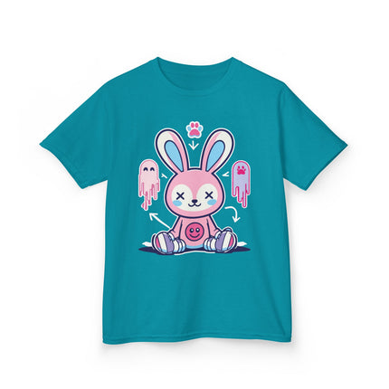 Kawaii Ghost Bunny Kids T-Shirt