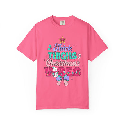 Thick Thighs Christmas Vibes Tee