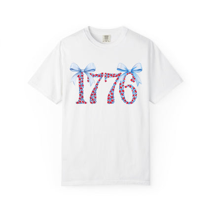 Floral 1776 Bow Tee