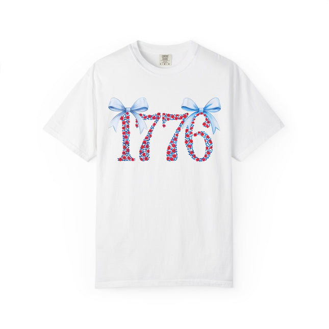 Floral 1776 Bow Tee