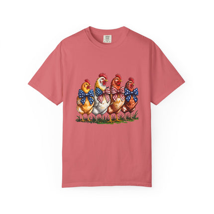 Cluckin' Patriotic Squad Tee
