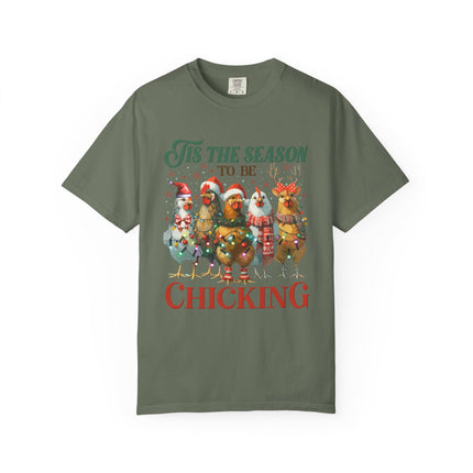 Chicking Around Christmas Tee