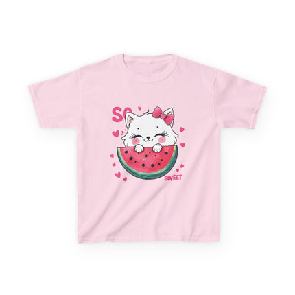 So Sweet Kitty Watermelon Kids T-Shirt