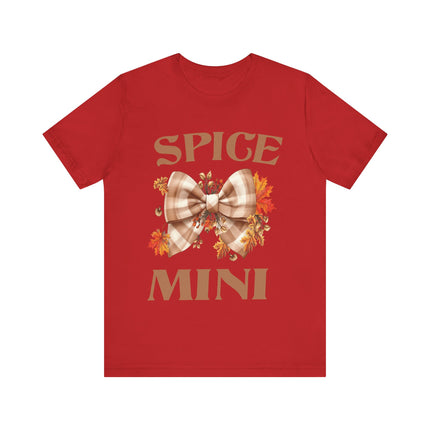 Spice Mini Fall Bow Tee