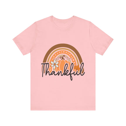 Thankful Rainbow Pumpkin Tee