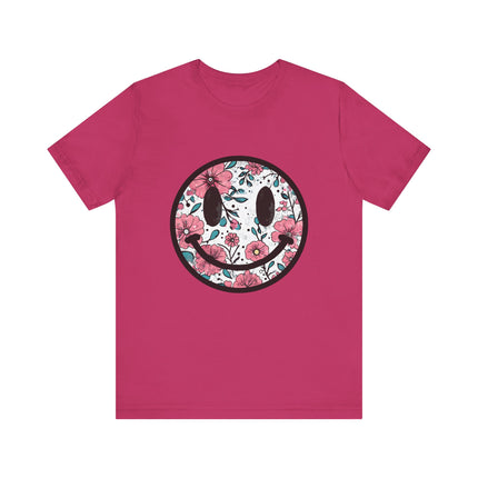 Floral Smiley Tee