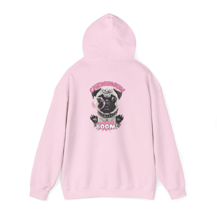 Pug Chewing Gum Boom Hoodie