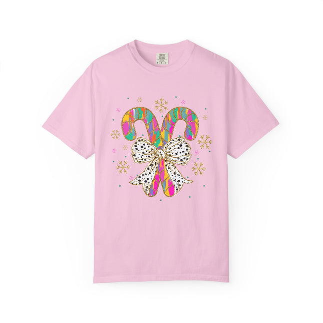 Neon Candy Cane Pop Tee