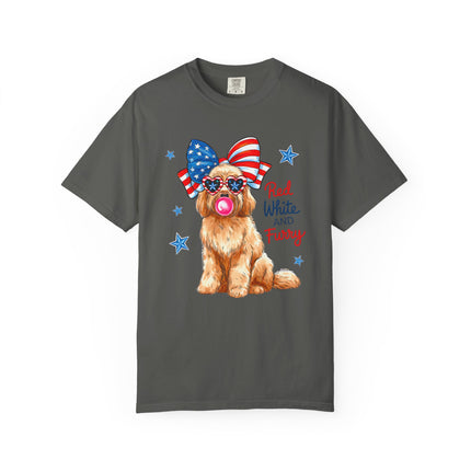 Red, White & Furry Tee