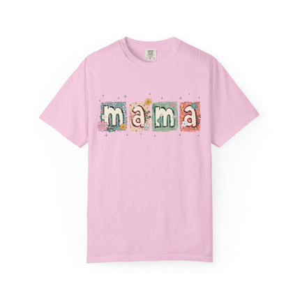 Floral Block Mama Tee