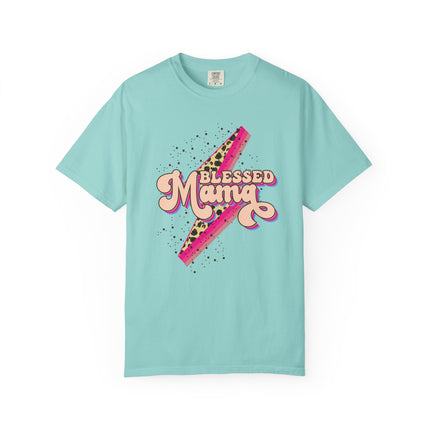 Blessed Mama Retro Bolt Tee