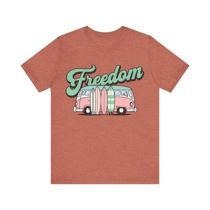 Retro Freedom Surf Van Tee