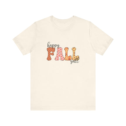 Happy Fall Y’all Patchwork Tee
