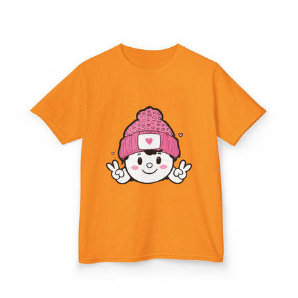 Peace & Hearts Beanie Kids T-Shirt