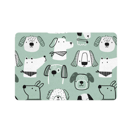 Puppy Faces Pet Food Mat