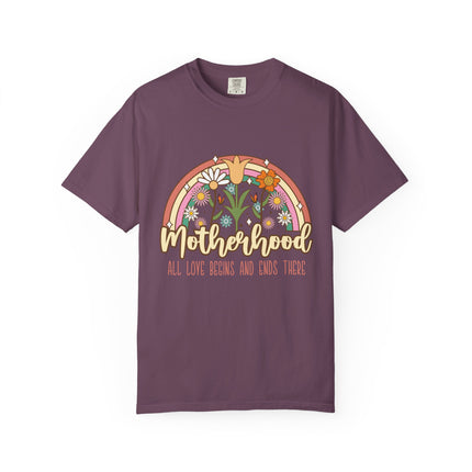 Motherhood Love Rainbow Tee