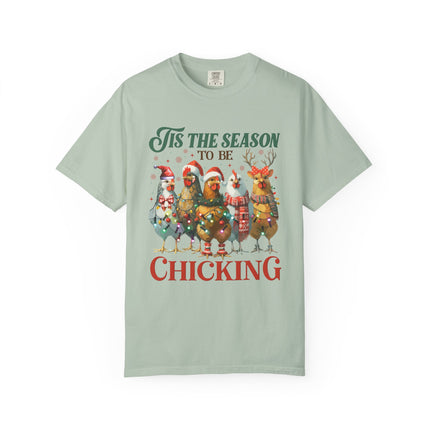 Chicking Around Christmas Tee