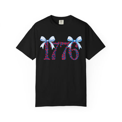 Floral 1776 Bow Tee