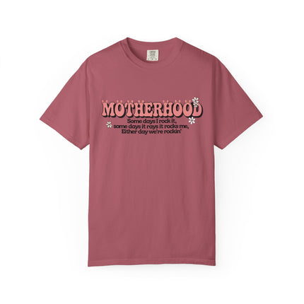 Motherhood Rockin' Quote Tee