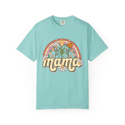 Floral Rainbow Mama Tee