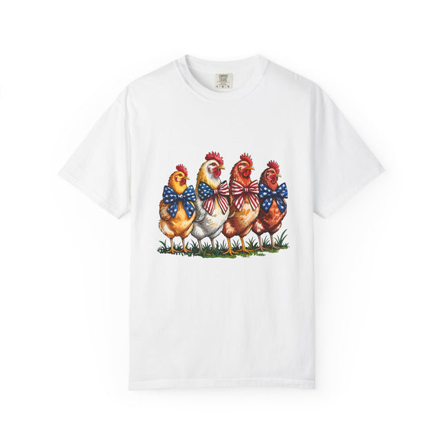Cluckin' Patriotic Squad Tee