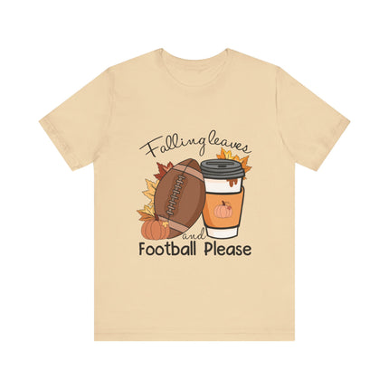 Falling Leaves & Football Please Tee