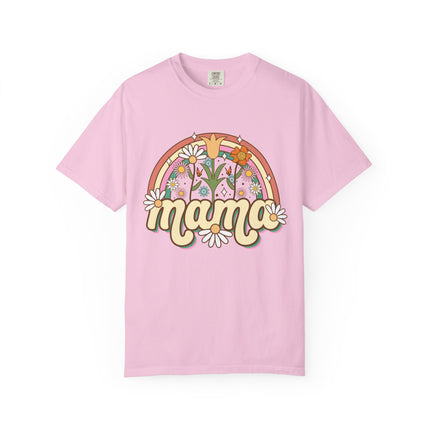 Floral Rainbow Mama Tee