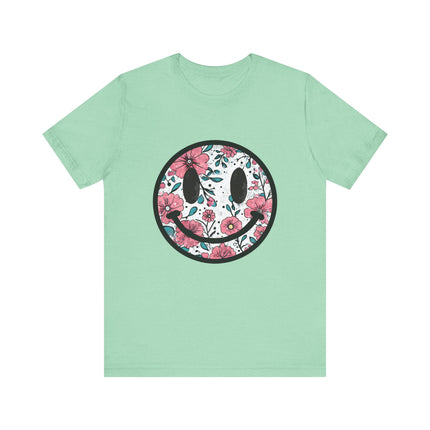 Floral Smiley Tee