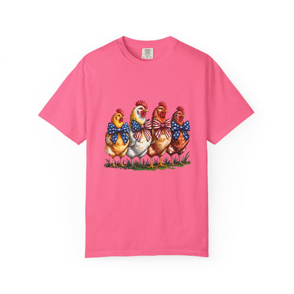Cluckin' Patriotic Squad Tee