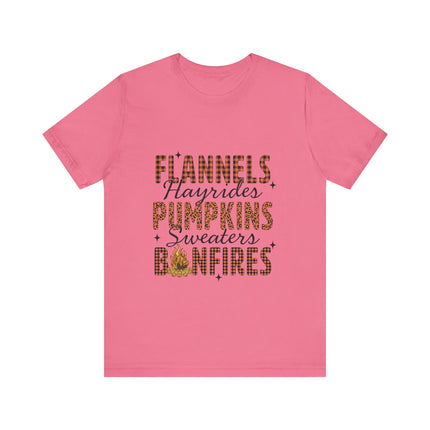 Fall Checklist Bonfire Tee