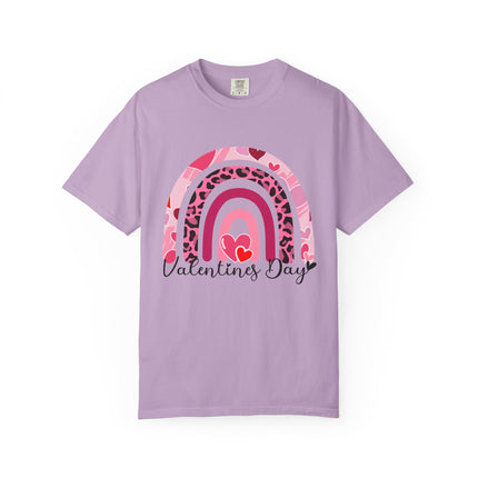 Valentine Rainbow Hearts Tee
