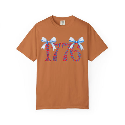 Floral 1776 Bow Tee