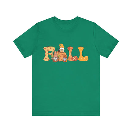 Fall Gnomes Letter Tee