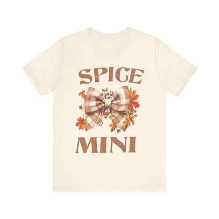 Spice Mini Fall Bow Tee