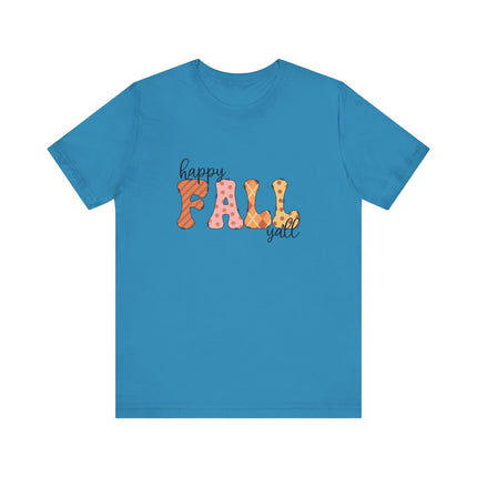 Happy Fall Y’all Patchwork Tee