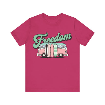 Retro Freedom Surf Van Tee