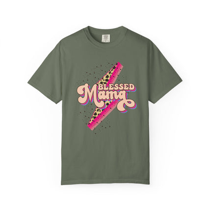 Blessed Mama Retro Bolt Tee