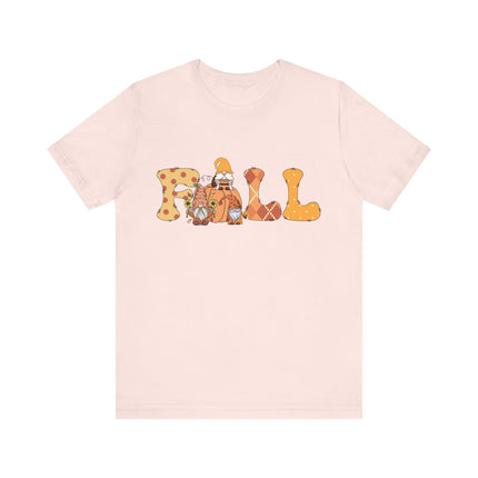 Fall Gnomes Letter Tee
