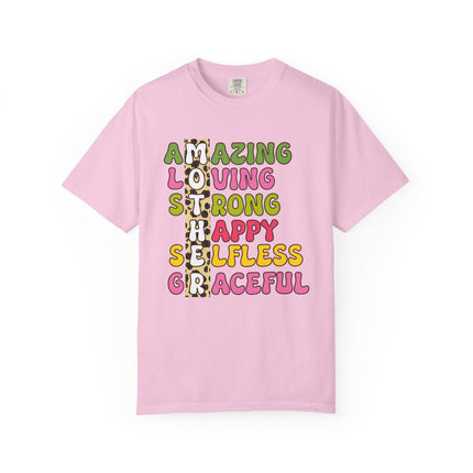 Mother Acronym Leopard Tee