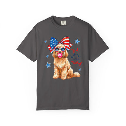 Red, White & Furry Tee