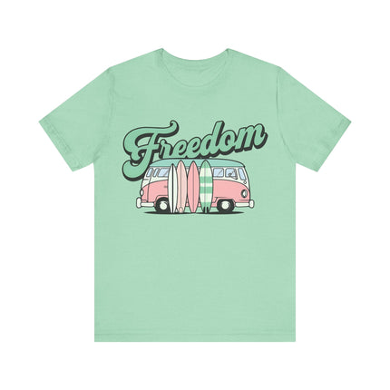 Retro Freedom Surf Van Tee