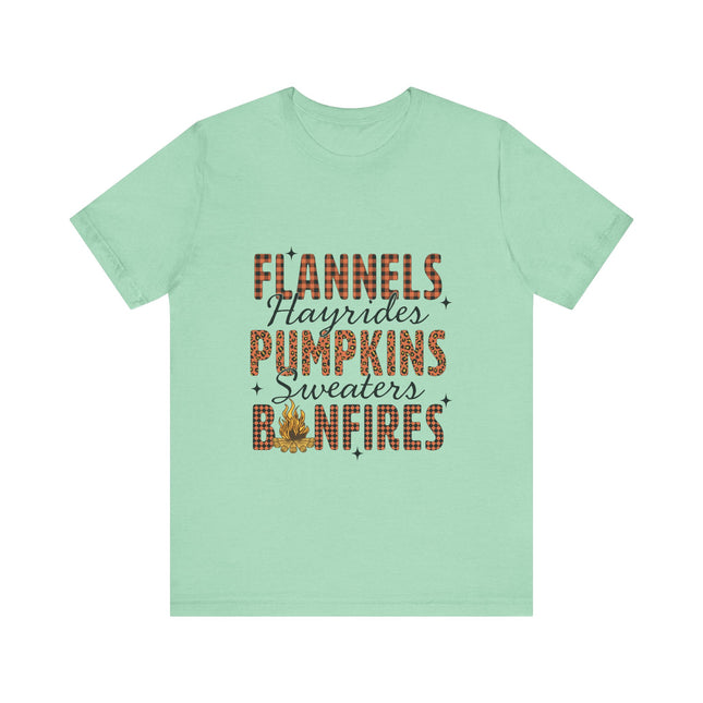 Fall Checklist Bonfire Tee