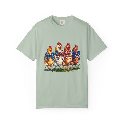 Cluckin' Patriotic Squad Tee