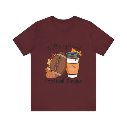 Falling Leaves & Football Please Tee