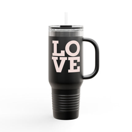 Minimalist LOVE Insulated Travel Mug – 40oz